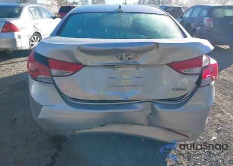 2013 Hyundai Elantra Limited from USA, damaged, VIN KMHDH4AE8DU750834